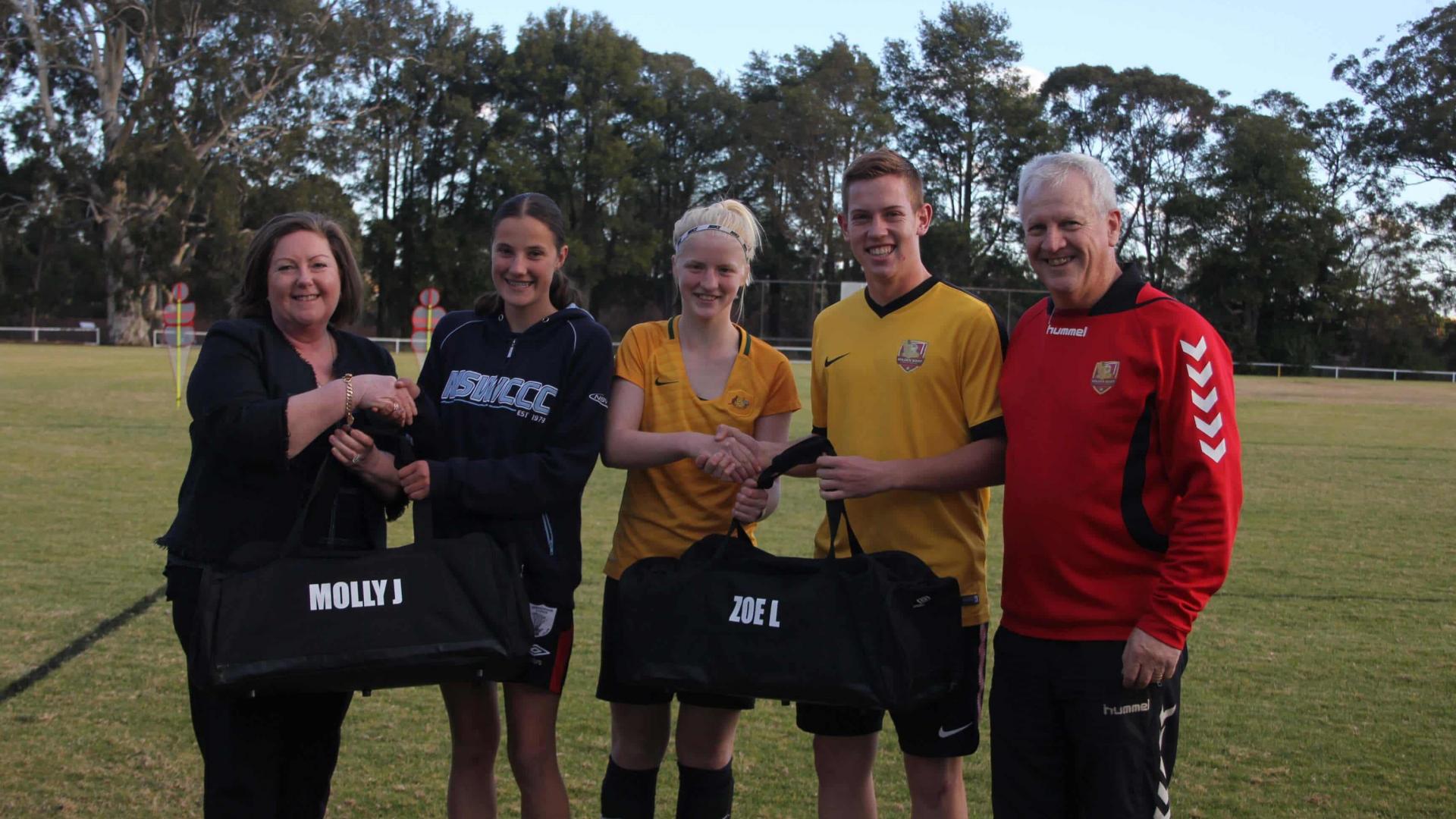 2019 Scholarship winners Zoe and Molly